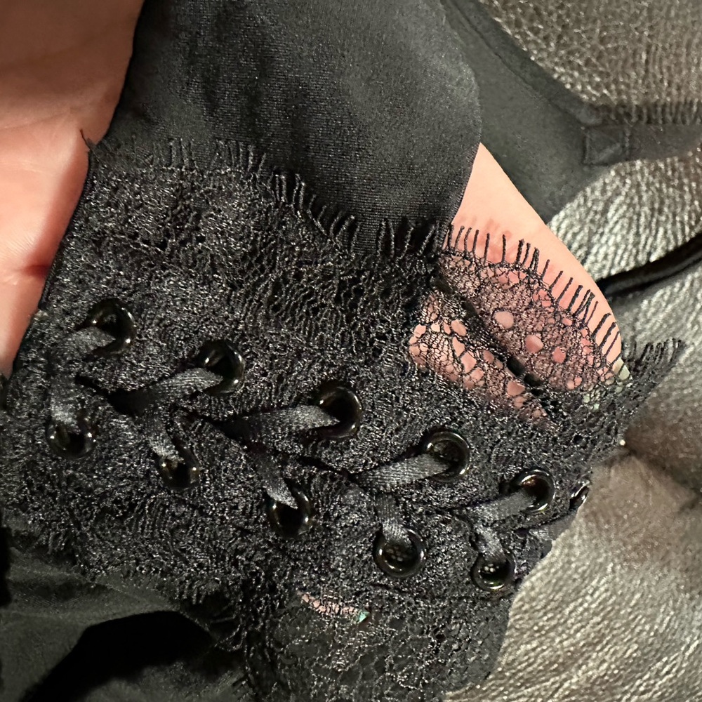 Victoria's Secret Black Lace Racerback So Obsessed - Picture 4 of 9